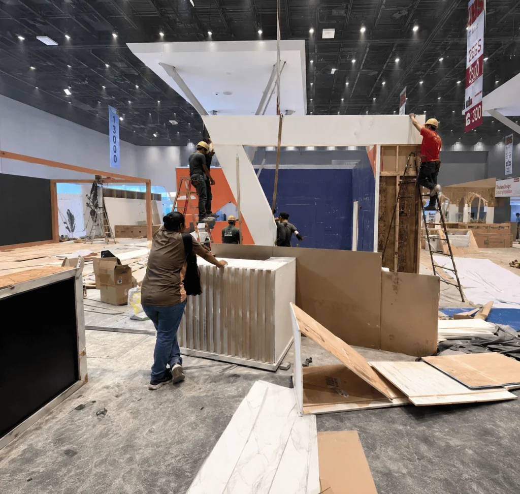 Trade show booth